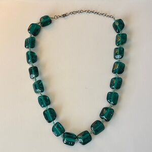 Vintage Czech Cubed Glads Necklace